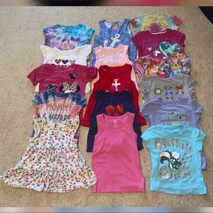 Girls 6/7 shirt lot
